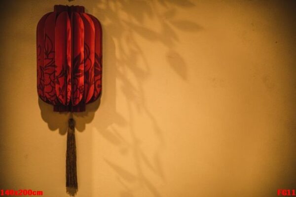 chinese new year celebration still life chinese lanterns on the wall