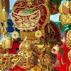 red lantern decoration during chinese new year