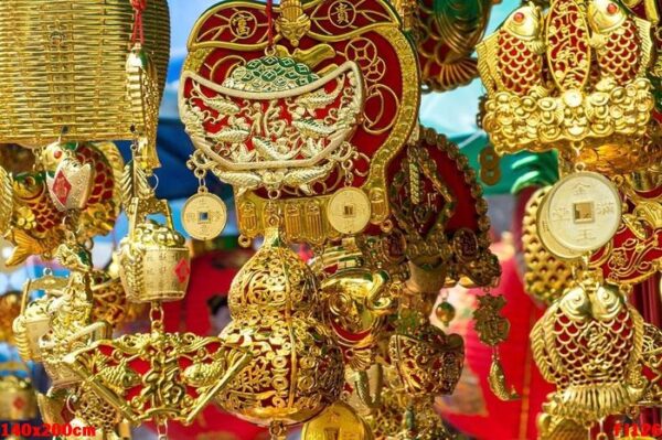 red lantern decoration during chinese new year