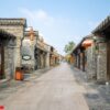 ancient city street of yangzhou, china