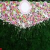 beautiful flowers background for wedding scene