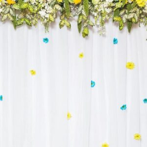 beautiful flowers background for wedding scene