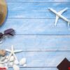 shells, starfish, hats. holiday ideas