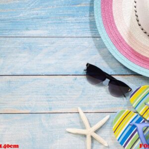 shells, starfish, hats. holiday ideas