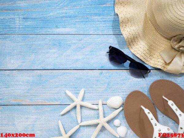 shells, starfish, hats. holiday ideas