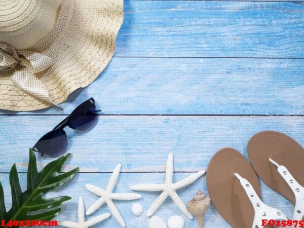 shells, starfish, hats. holiday ideas