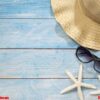 shells, starfish, hats. holiday ideas