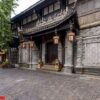 old buildings in kuan alley and zhai alley, chengdu, sichuan