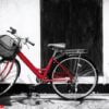 red bicycle