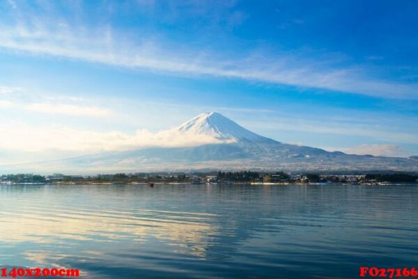 mountain fuji and lake kawaguchi, japan