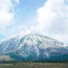 mt.fuji forms with clouds background.