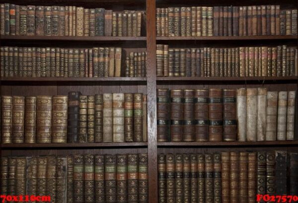 old books in old library