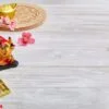 chinese new year and lunar new year decoration traditional with asian culture