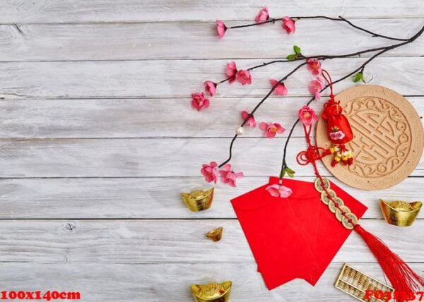 chinese new year and lunar new year decoration traditional with asian culture