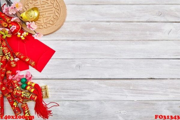 chinese new year and lunar new year decoration traditional with asian culture