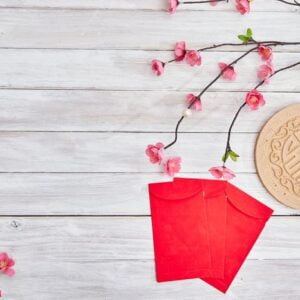 chinese new year and lunar new year decoration traditional with asian culture