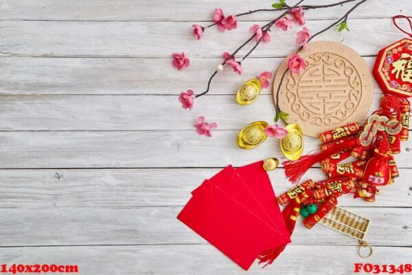 chinese new year and lunar new year decoration traditional with asian culture