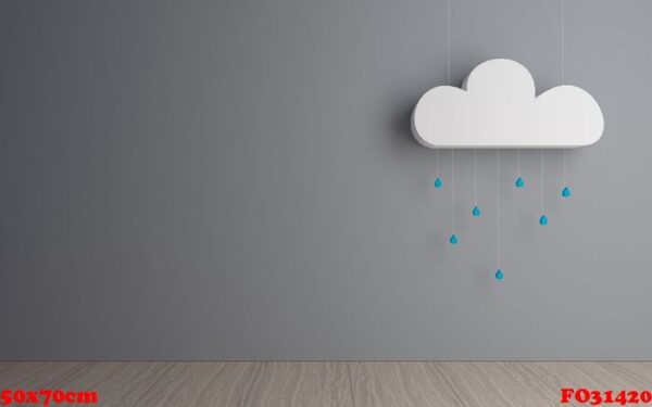 decorative rainy cloud in room