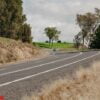 beautiful landscape in highway princess, victoria, australia.