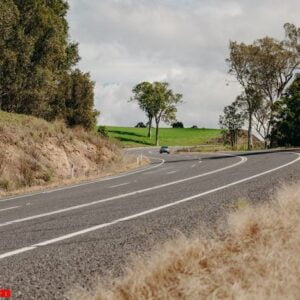 beautiful landscape in highway princess, victoria, australia.