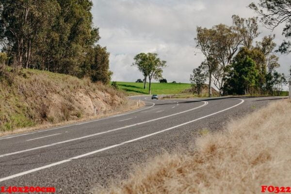 beautiful landscape in highway princess, victoria, australia.