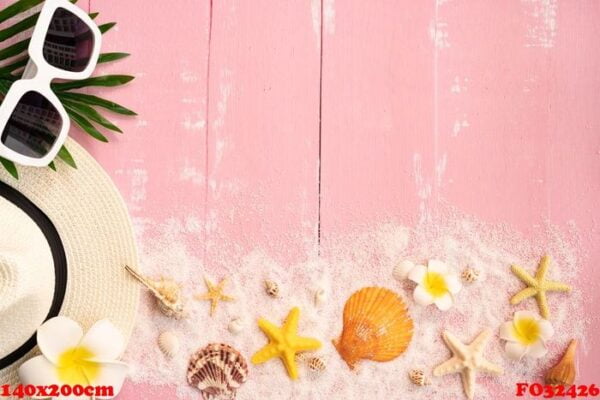 beautiful summer holiday, beach accessories, seashells, sand, ha