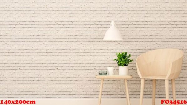 living area in home or apartment on white brick wall decorate