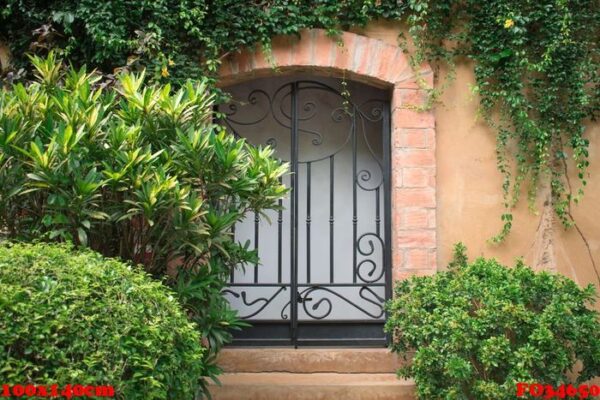 front view outside of the beautiful house and front door with tr