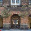 copenhagen, denmark april 30, 2017: bicycle parked in front of