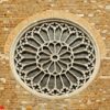 rosewindow in st. giusto church, trieste