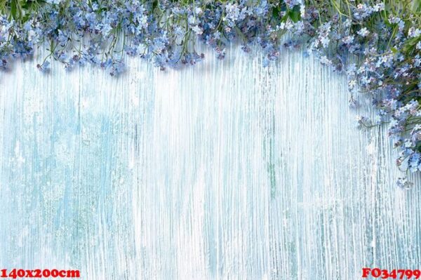 spring background. blue forget me nots flowers on light blue ba