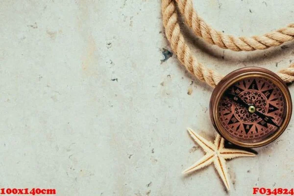 compass on a gray gradient background
