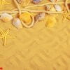 seashells on sand. sea summer vacation background