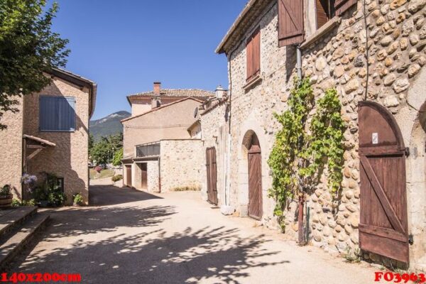 the medieval street.