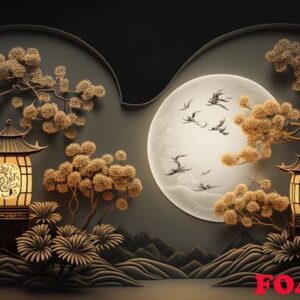 enchanting decorations for chinese moon festival celebration