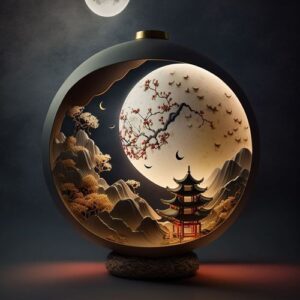 enchanting decorations for chinese moon festival celebration