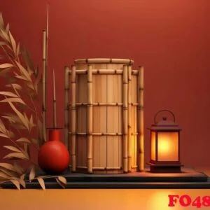 free happy mid autumn festival or chinese new year gate generative ai