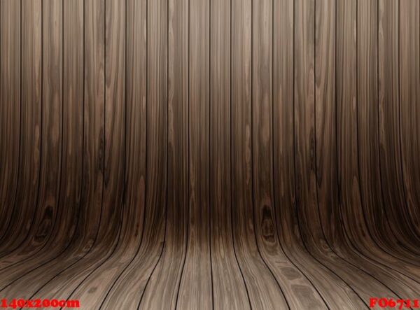 curved wood presentation background