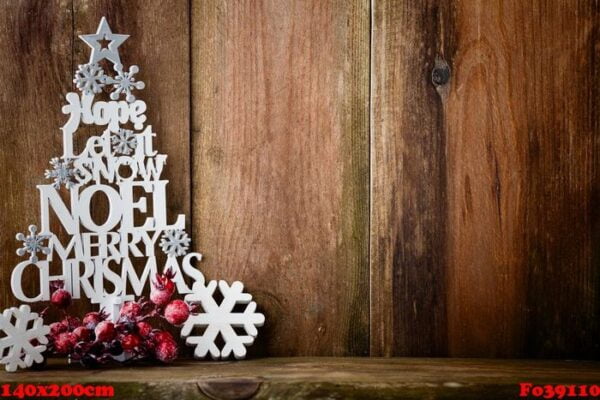 vintage christmas background with christmas decoration.