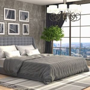 bedroom interior. 3d illustration