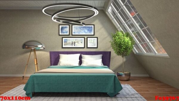 bedroom interior. 3d illustration