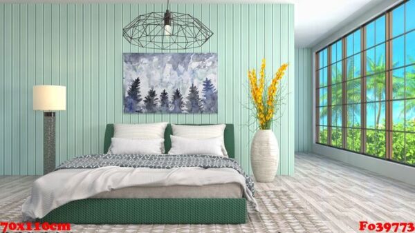 bedroom interior. 3d illustration