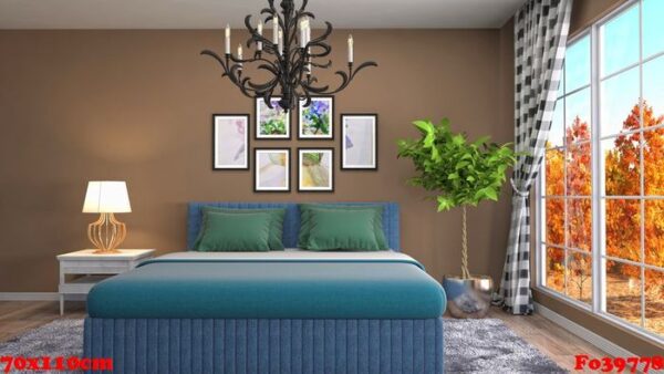 bedroom interior. 3d illustration