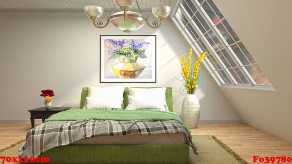 bedroom interior. 3d illustration