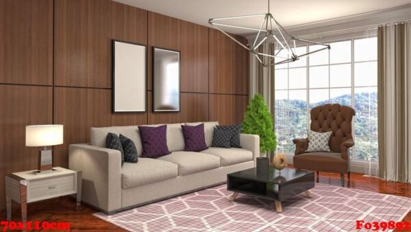 illustration of the living room interior