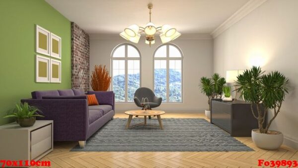 illustration of the living room interior