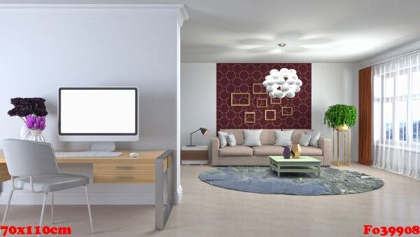 illustration of the living room interior