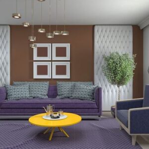 illustration of the living room interior