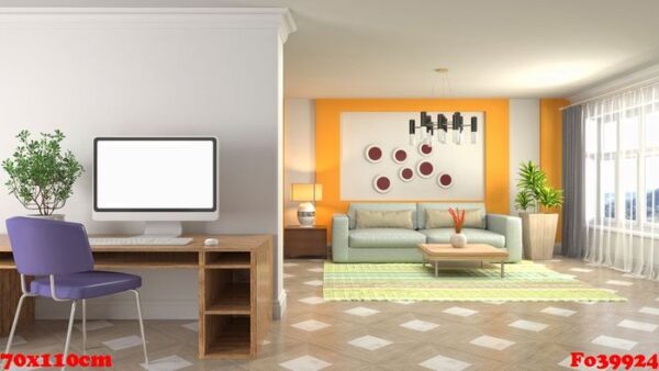 illustration of the living room interior