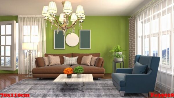 illustration of the living room interior